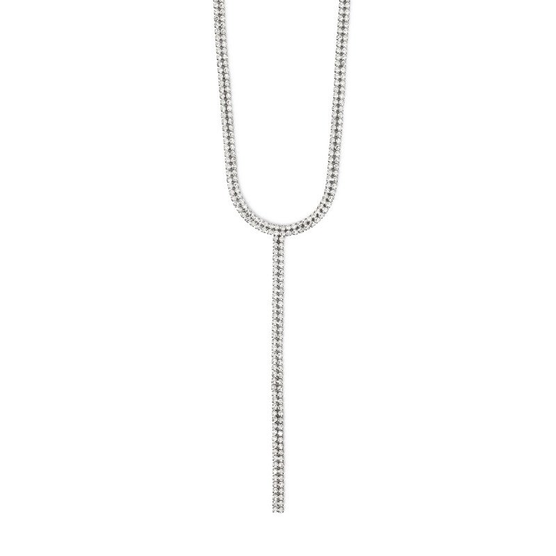 Girocollo tennis cravattino con cristalli - 851018