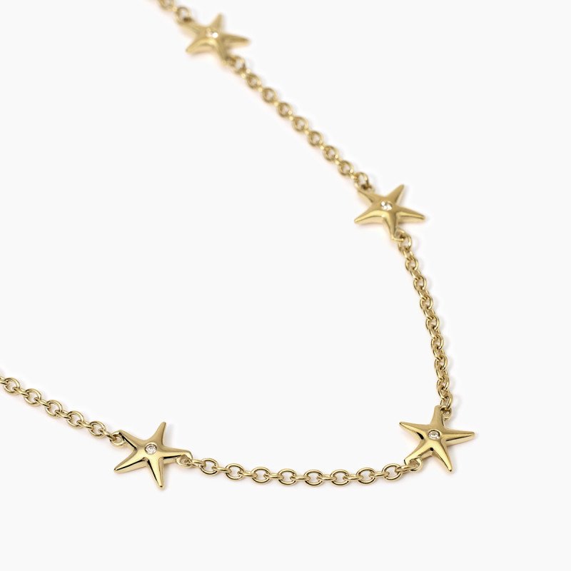 Girocollo dorato con stelle marine - 851035