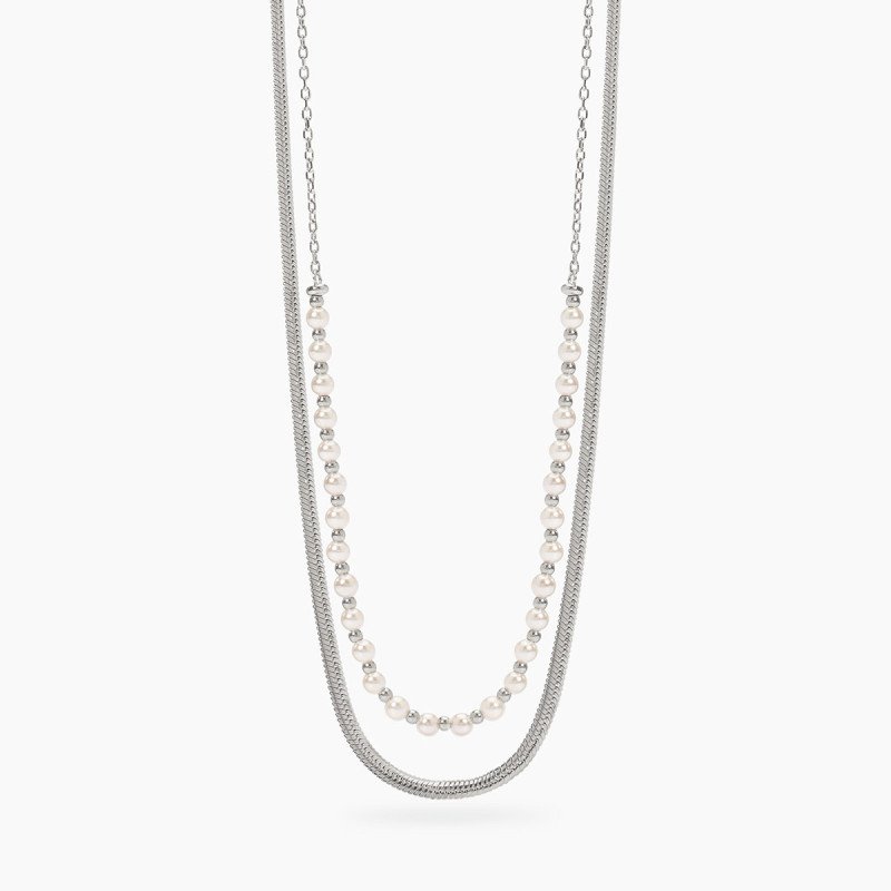 Girocollo con perle conchiglia - 851040