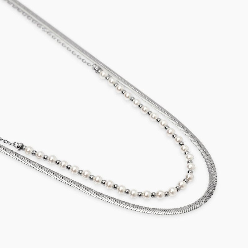 Girocollo con perle conchiglia - 851040