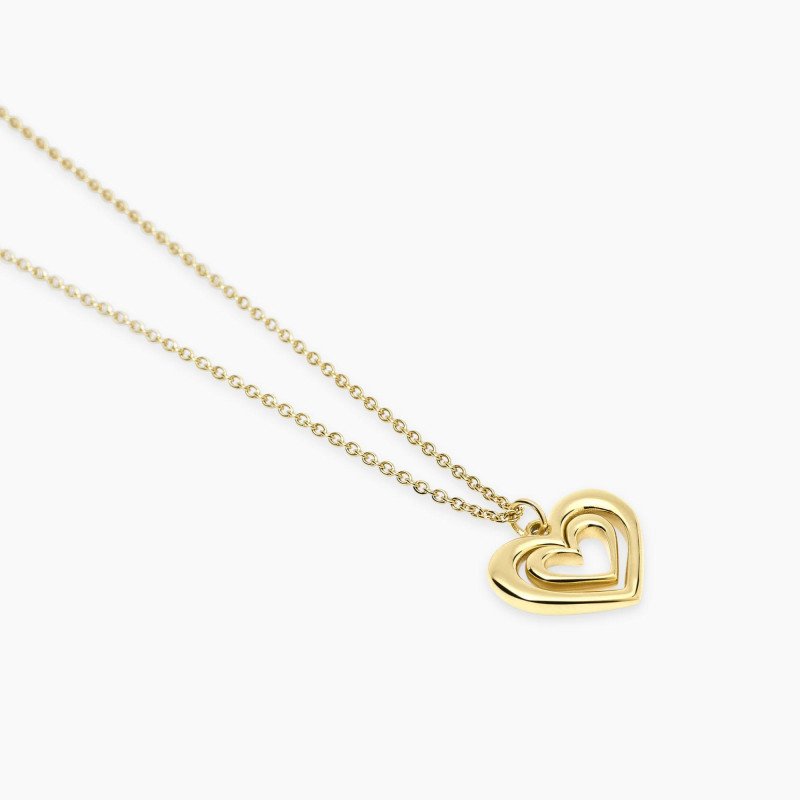 Girocollo dorato con cuore - 851057