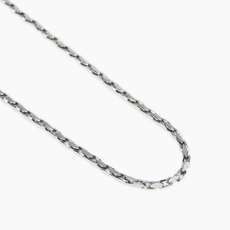Collana con catena fancy in acciaio - 851073