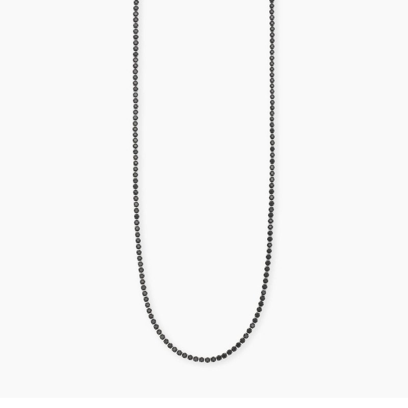 Collana con tennis cristalli neri - 851080