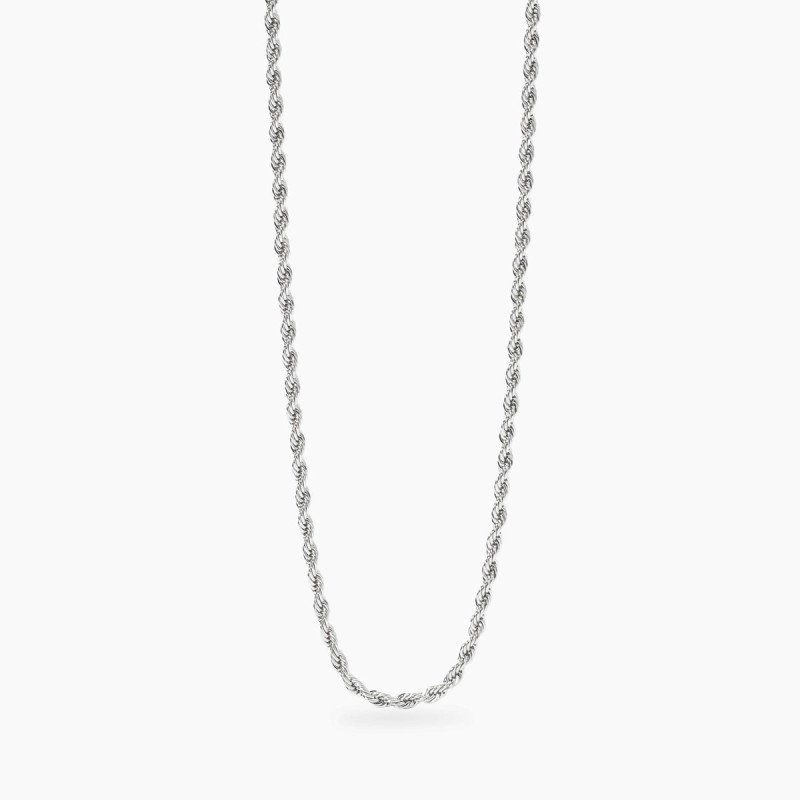 Collana con catena corda in acciaio - 851087