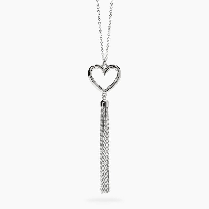 Collana con pendente cuore e catena - 851090