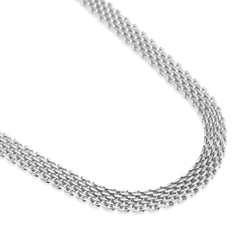 Girocollo regolabile dorato con catena mesh - 851143