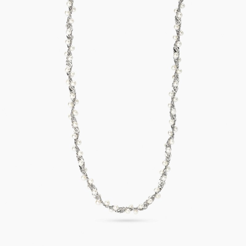 Girocollo con perle conchiglia - 851145