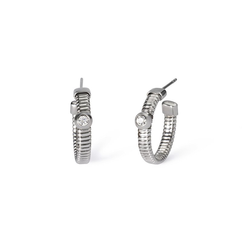 Orecchini tubogas con cristalli - 861004