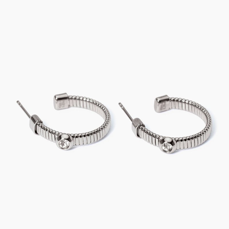 Orecchini tubogas con cristalli - 861004