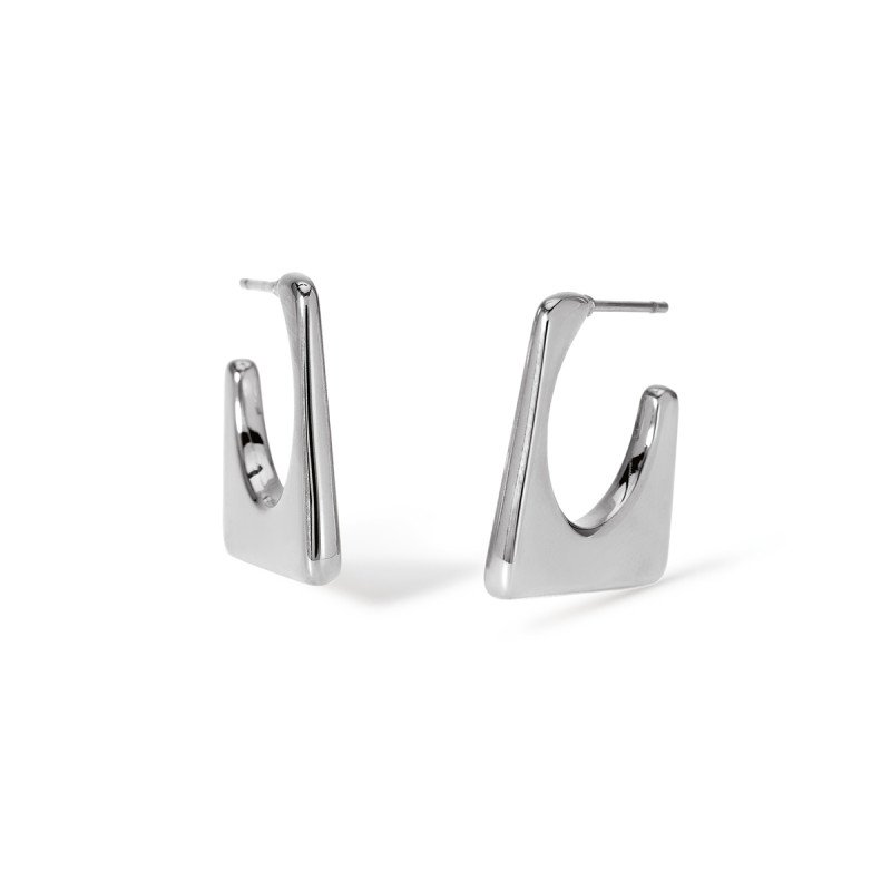 Orecchini a lobo in acciaio - 861048
