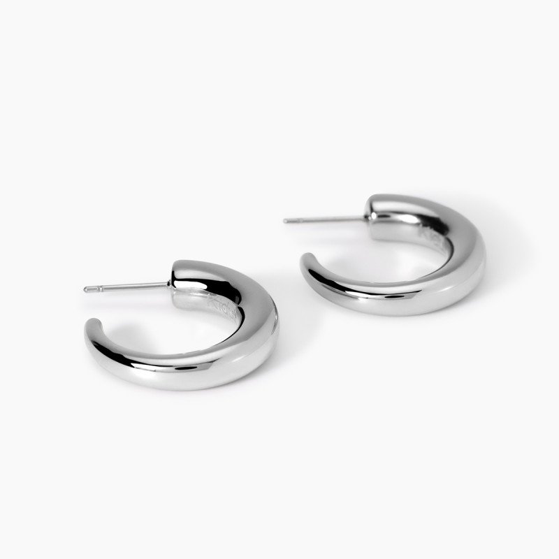 Orecchini cerchio in acciaio - 861050