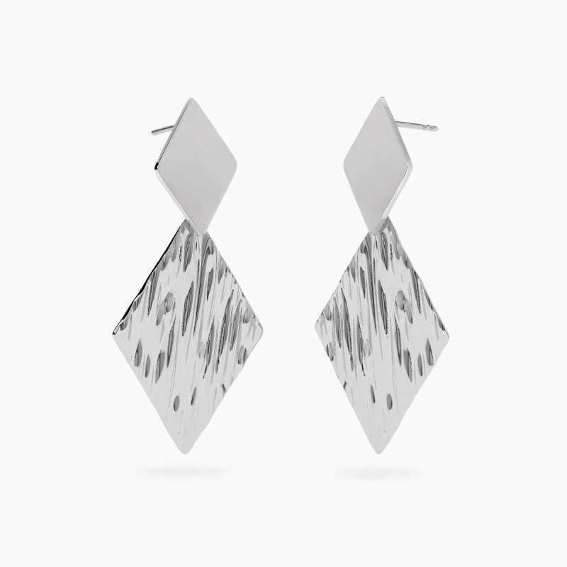 Orecchini con pendenti martellati - 861057