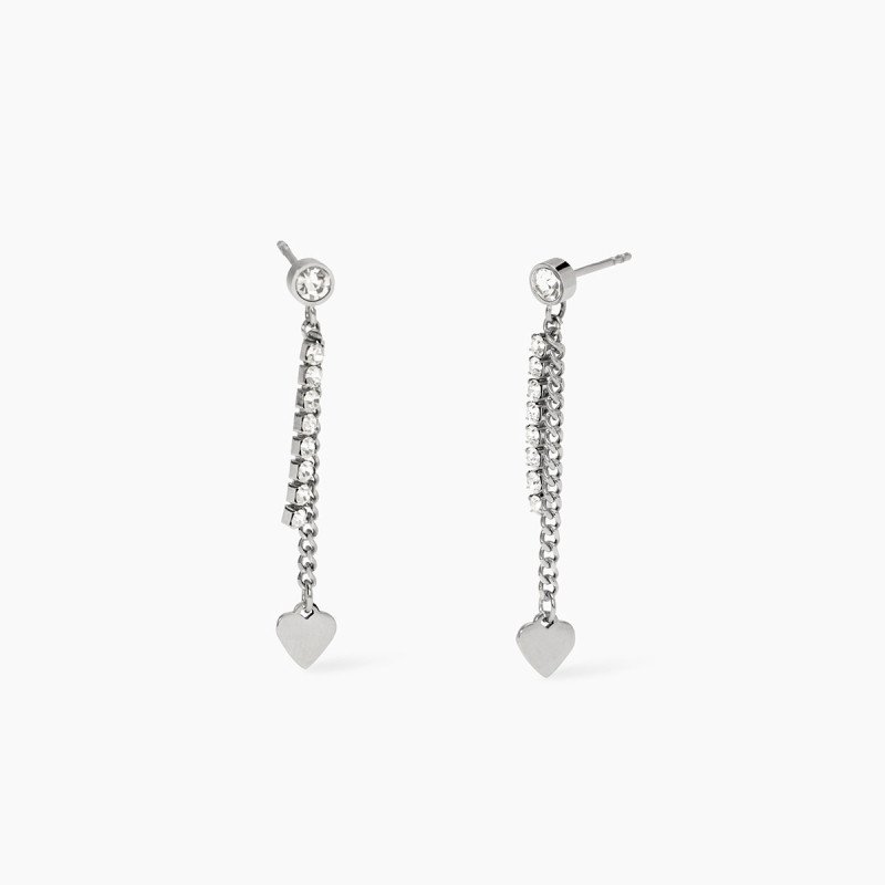 Orecchini con cristalli e pendenti con - 861064