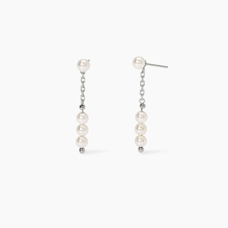 Orecchini con pendenti con perle conchiglia - 861065