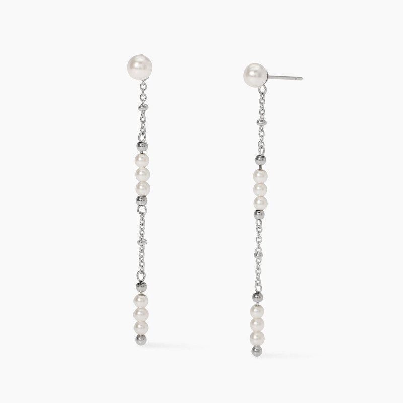 Orecchini con pendenti con perle conchiglia - 861066