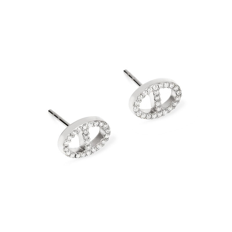 Orecchini staffa con cristalli - 861136