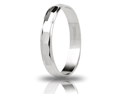 Fedina in oro Bianco Viola - 000af 296000001075004