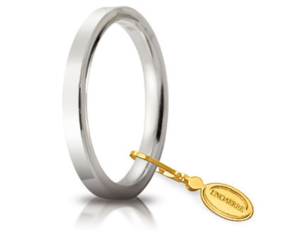 Fede Cerchi di Luce mm.2.5 in oro bianco - 025afc002000001075004