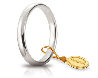 Fede Comoda mm.3,0 in oro bianco - 030afc001000001075004