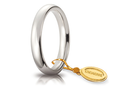 Fede Comoda mm.3,5 in oro bianco - 035afc001000001075004