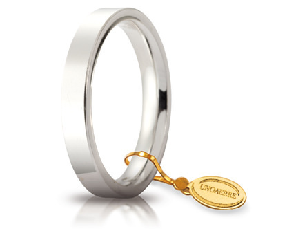 Fede Cerchi di Luce mm.3.5 in oro bianco - 035afc002000001075004