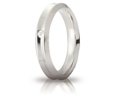 Fede Corona in oro bianco con diamanti - 040afc278001001075004