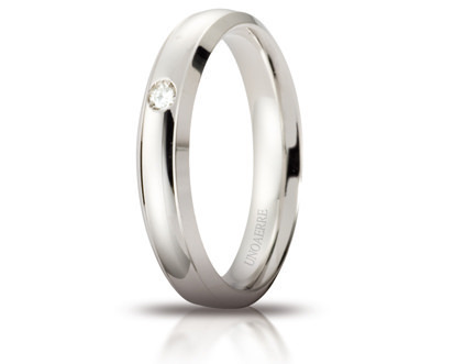 Fede Orion in oro bianco con diamanti - 040afc279001001075004