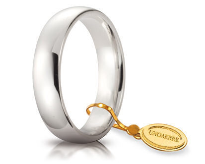 Fede Comoda mm.5,0 in oro bianco - 050afc001000001075004