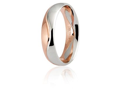 Fede Galassia in oro rosa e bianco - 050afc009000001075035