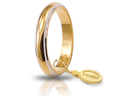 Fede Classica gr.5 in oro giallo e bianco - 050afn001010001075037