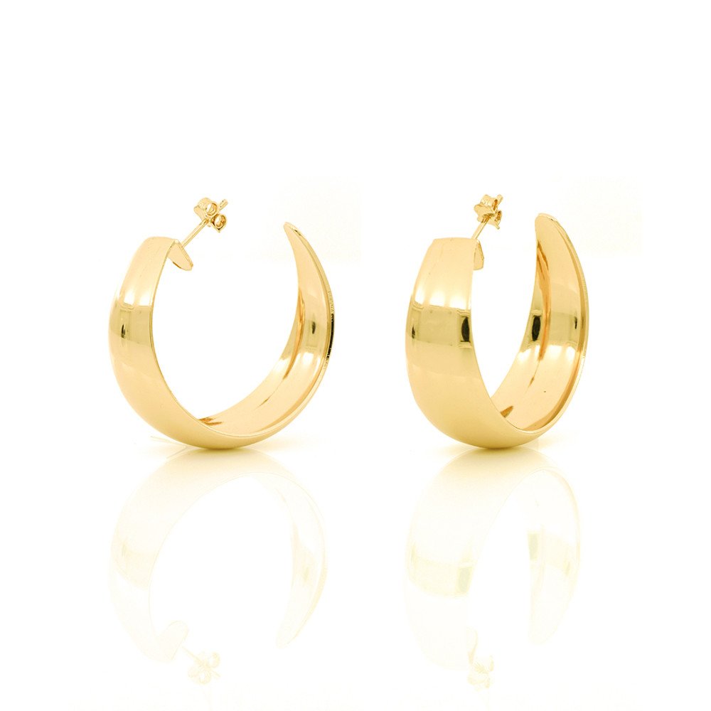 Orecchini a semi-cerchio in bronzo dorato - 1779 Orecchini a semi-cerchio in bronzo dorato - 1779