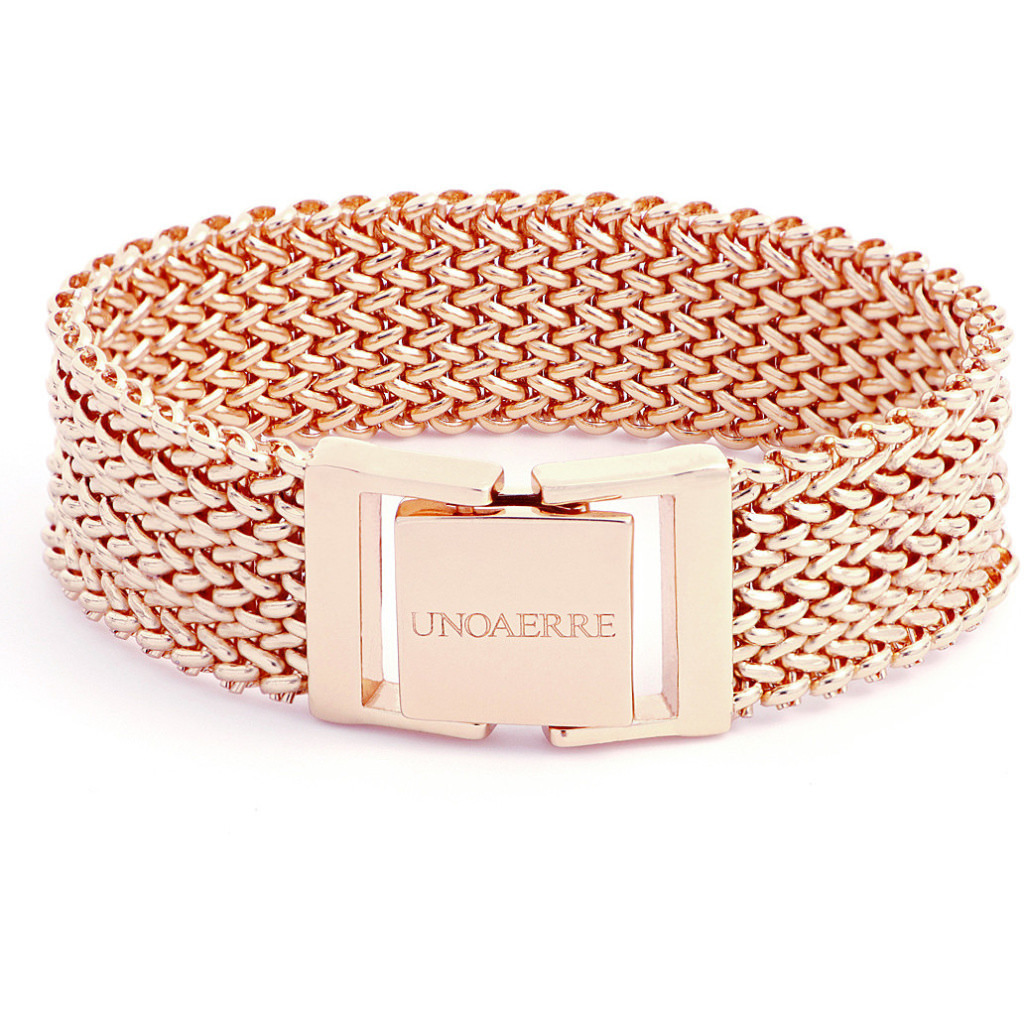 Bracciale in bronzo dorato rosa - 1988