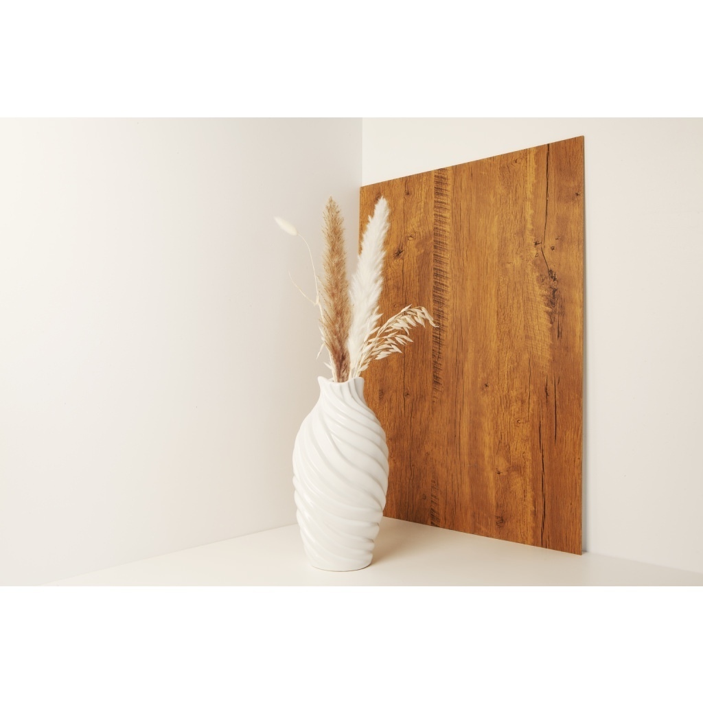 Vaso alto con onde dal colore bianco - 23055 Vaso alto con onde dal colore bianco - 23055