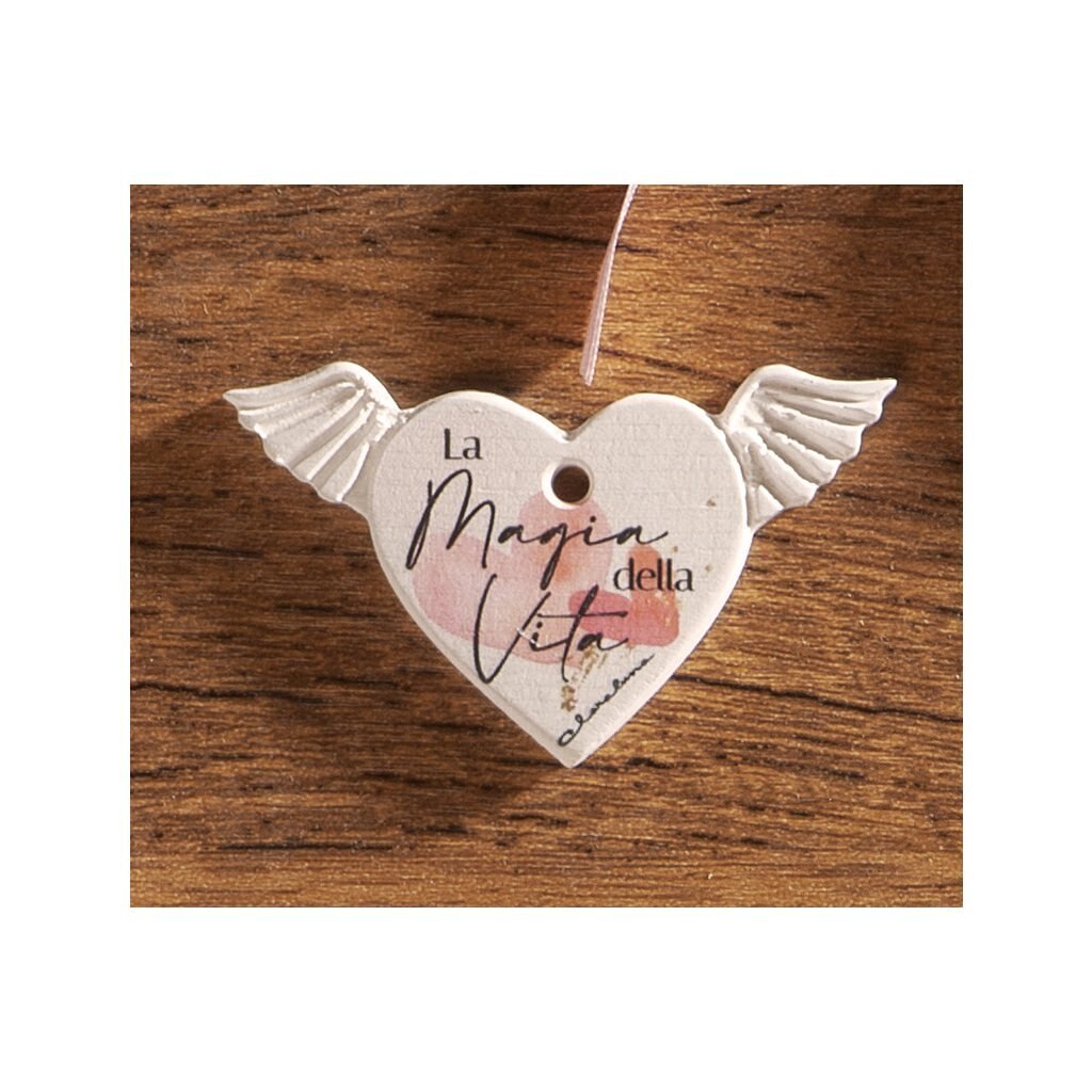 Ciondolo ex voto rosa "la magia... - 23311 Ciondolo ex voto rosa "la magia... - 23311