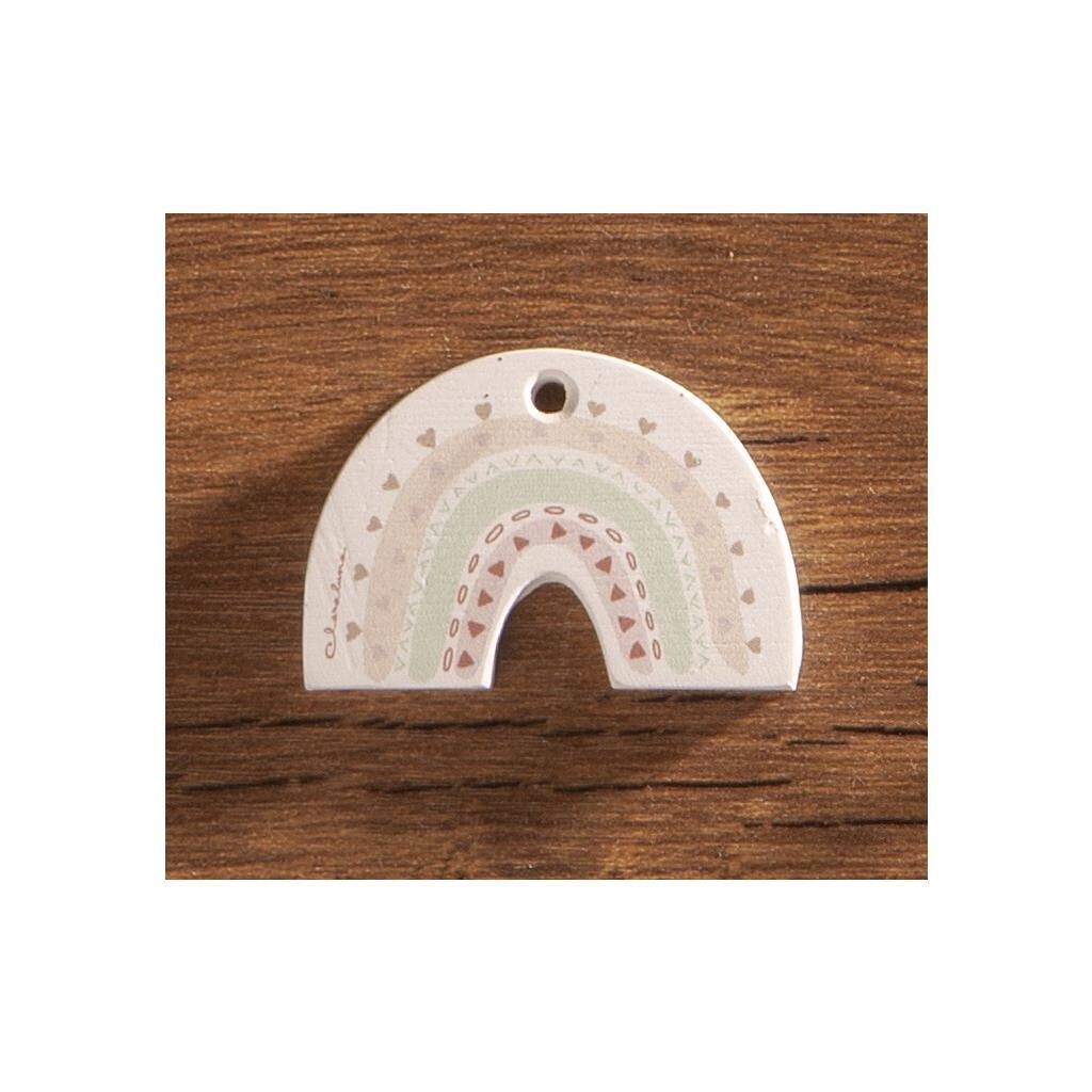 Ciondolo fantasia rosa arcobaleno - 23313 Ciondolo fantasia rosa arcobaleno - 23313