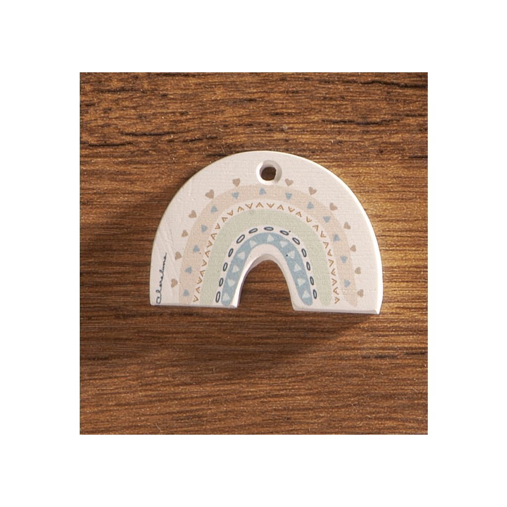 Ciondolo fantasia azzurro arcobaleno - 23314 Ciondolo fantasia azzurro arcobaleno - 23314