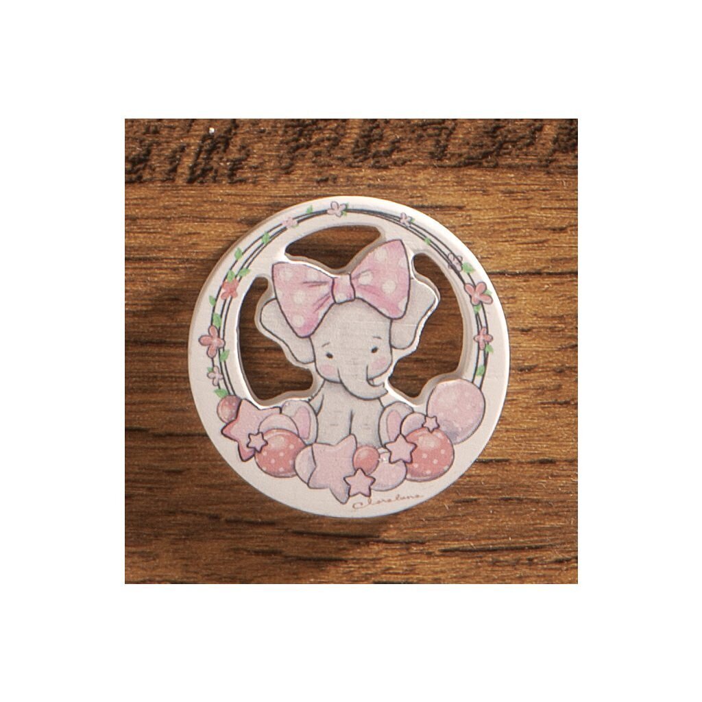 Ciondolo elefante rosa - 23323 Ciondolo elefante rosa - 23323