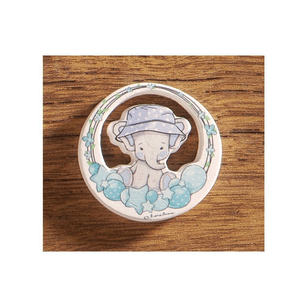 Ciondolo elefante azzurro - 23324 Ciondolo elefante azzurro - 23324