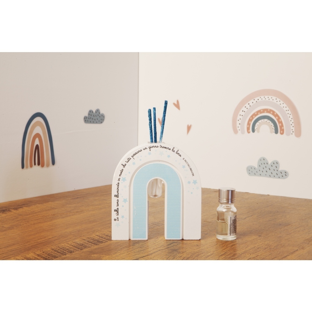 Diffusore piccolo arcobaleno azzurro - 23366/fiore Diffusore piccolo arcobaleno azzurro - 23366/fiore