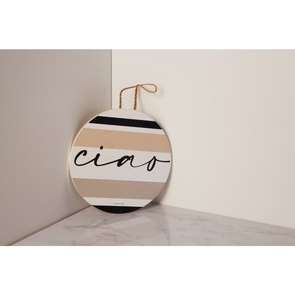 Decoro tondo da appendere sulla porta di casa - 23548