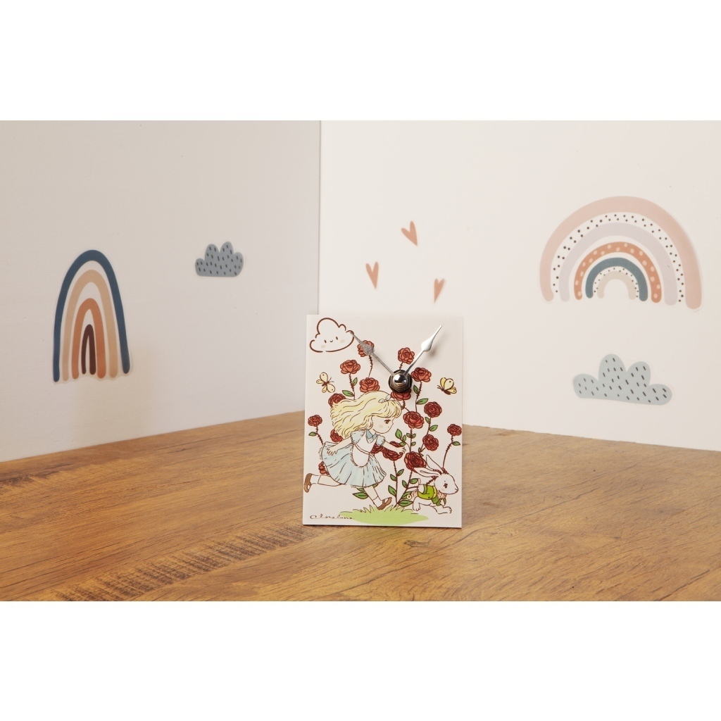 Orologio "alice nel paese delle meraviglia" - 23601/fiore Orologio "alice nel paese delle meraviglia" - 23601/fiore