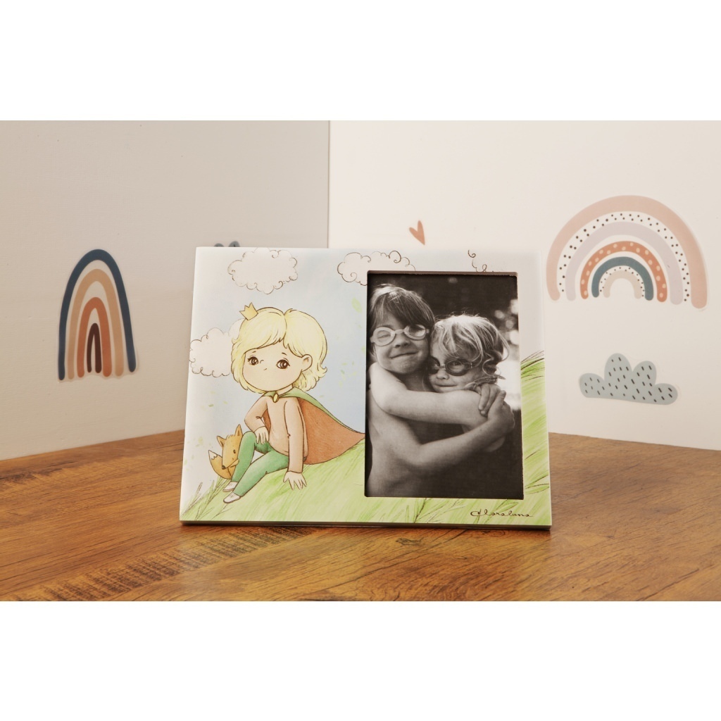 Portafoto rettangolare con disegno del piccolo principe - 23612