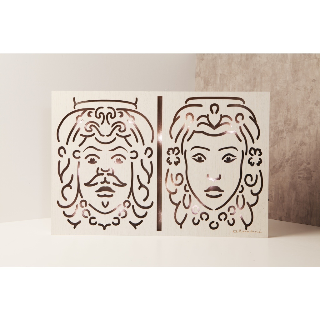 Pannello led teste moro grande - 23686