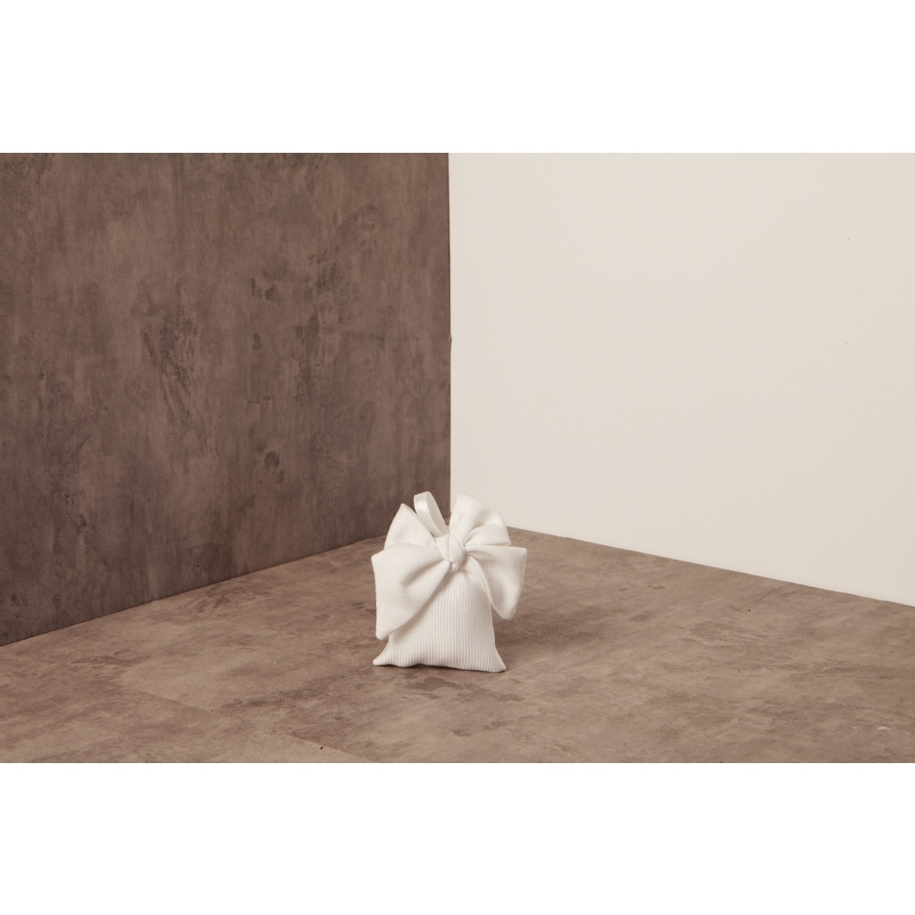 Sacchetto fiocco bianco small - 23706