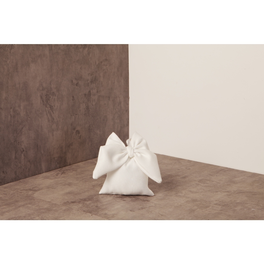 Sacchetto fiocco bianco medium - 23716