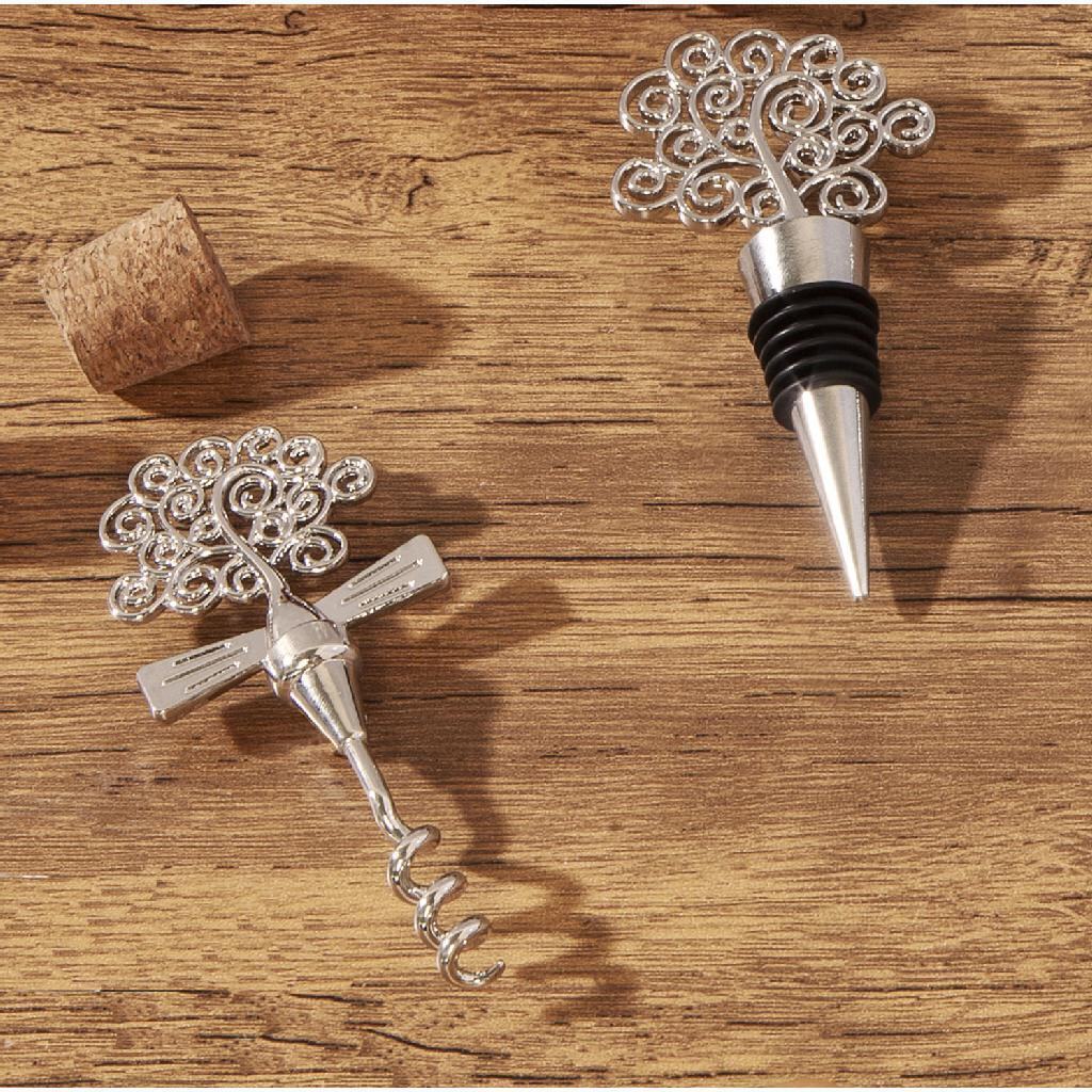 Set cavatappi+tappo albero vita - 23766