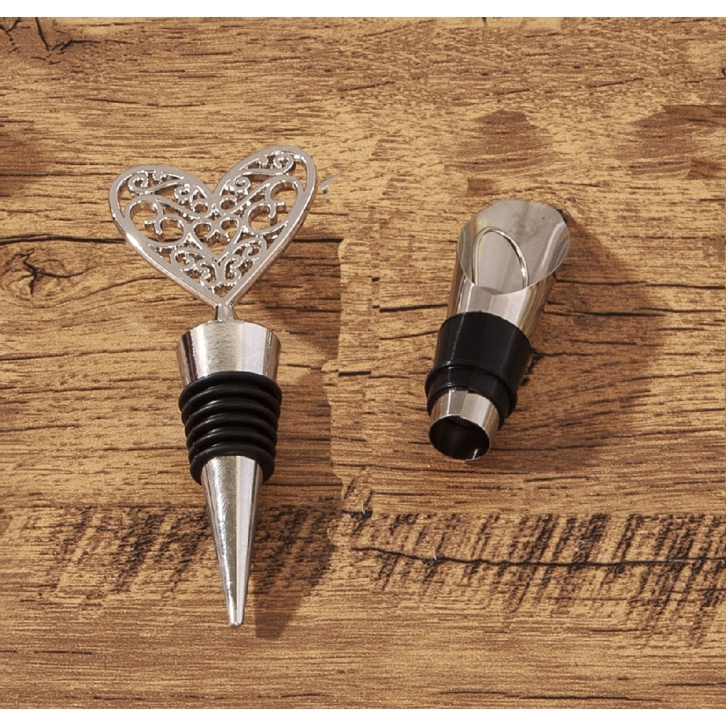 Set tappo+salvagoccia cuore traforato - 23774