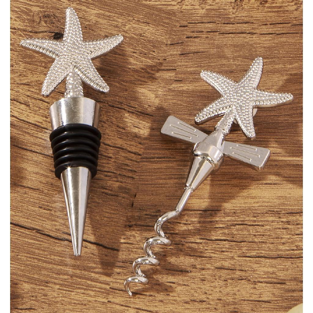 Set cavatappi+tappo stella marina - 23796