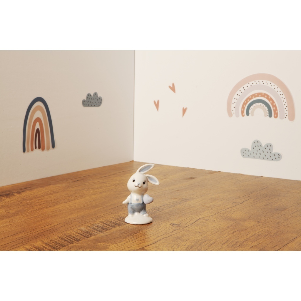 Piccolo coniglietto azzurro da appoggio 23912 - 23912