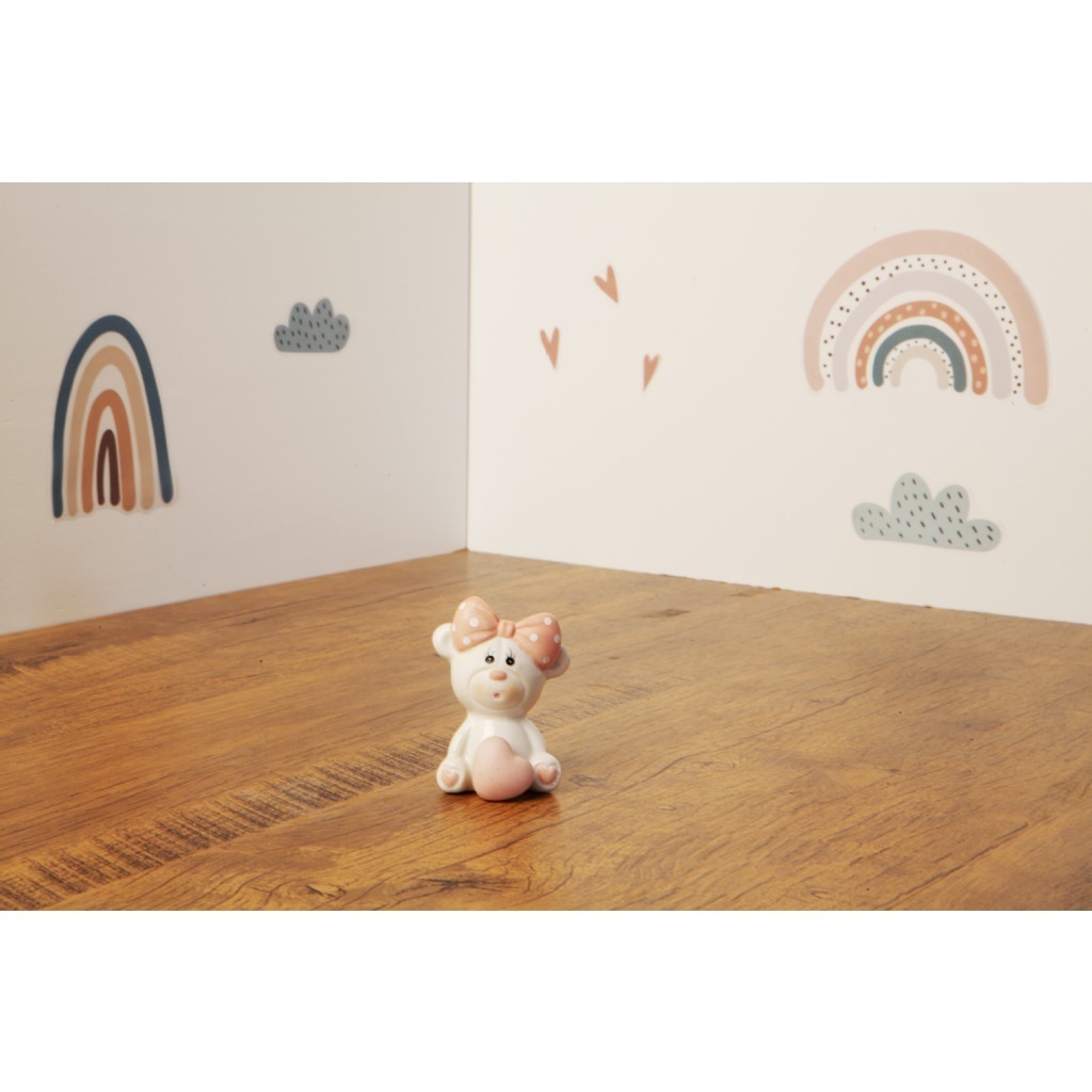 Piccolo orsetto rosa da appoggio 23921 - 23921